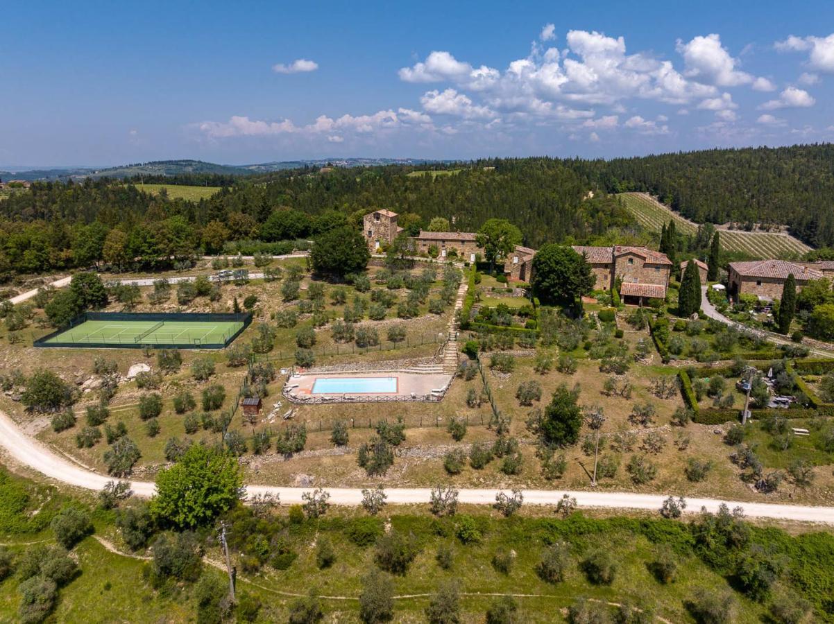 Borgo Nel Chianti Istrice Con Piscina Tennis E Wifi Castellina in Chianti Exterior foto